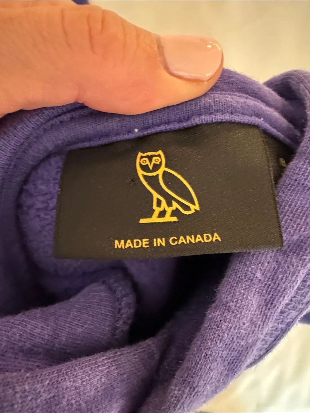 OVO October's Very Own Classic Owl Hoodie Purple Drake Streetwear